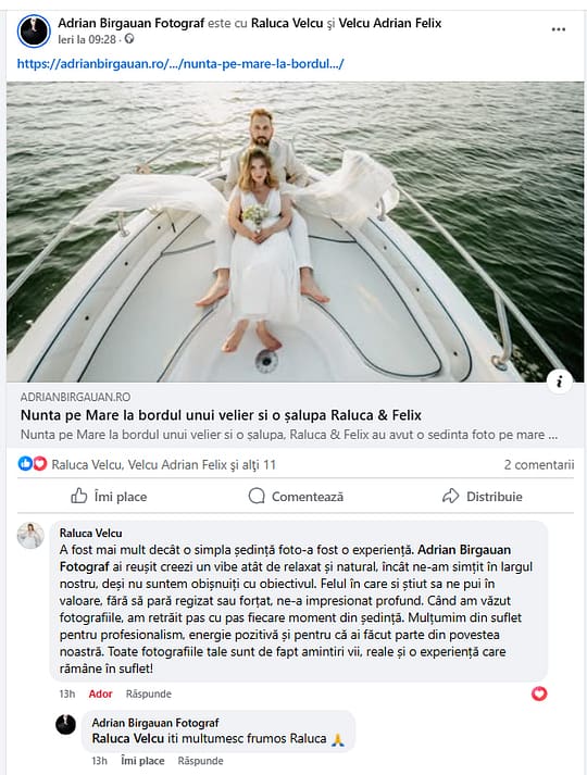 Cununii pe mare